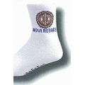 Custom Knit-in Quarter Socks w/ Puff Print Sole extra (5-9 Small)
